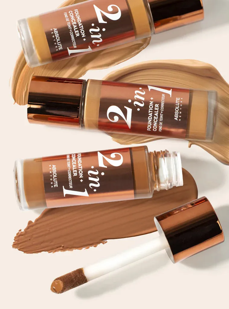 Absolute New York 2-In-1 Foundation   Concealer