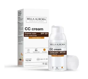 Bella Aurora Anti-Dark Spots CC Cream Spf50  Medium Shade 30 ml
