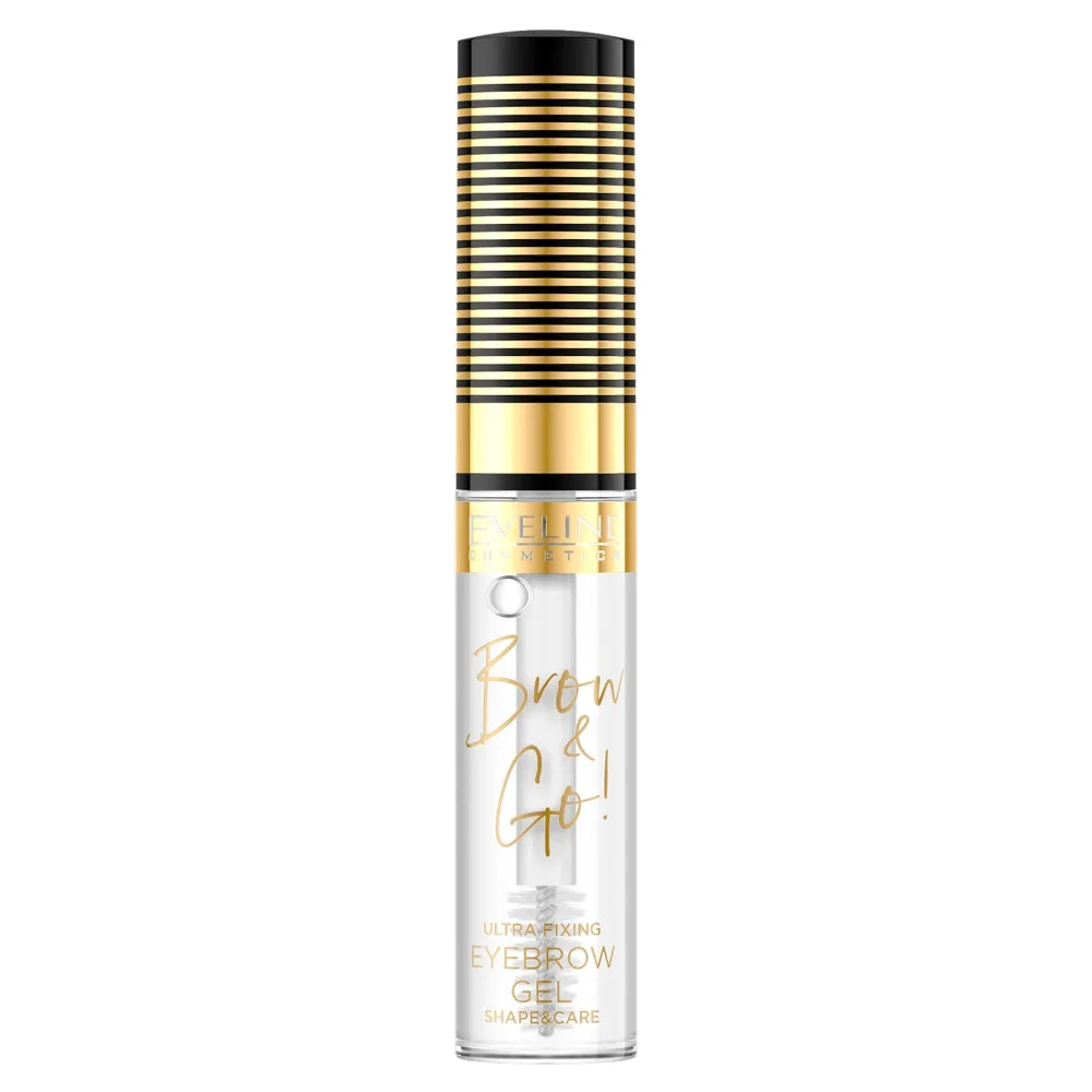 Brow&Go! mocny żel utrwalający i pielęgnujący brwi Transparent 6ml