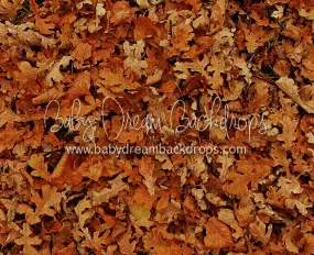Fall Hike Leaves Fabric Floor (CC)