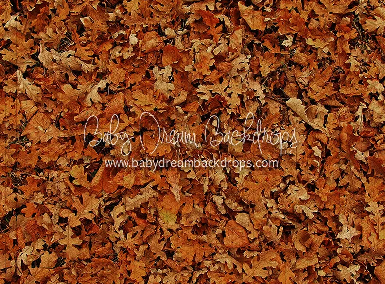 Fall Hike Leaves Fabric Floor (CC)