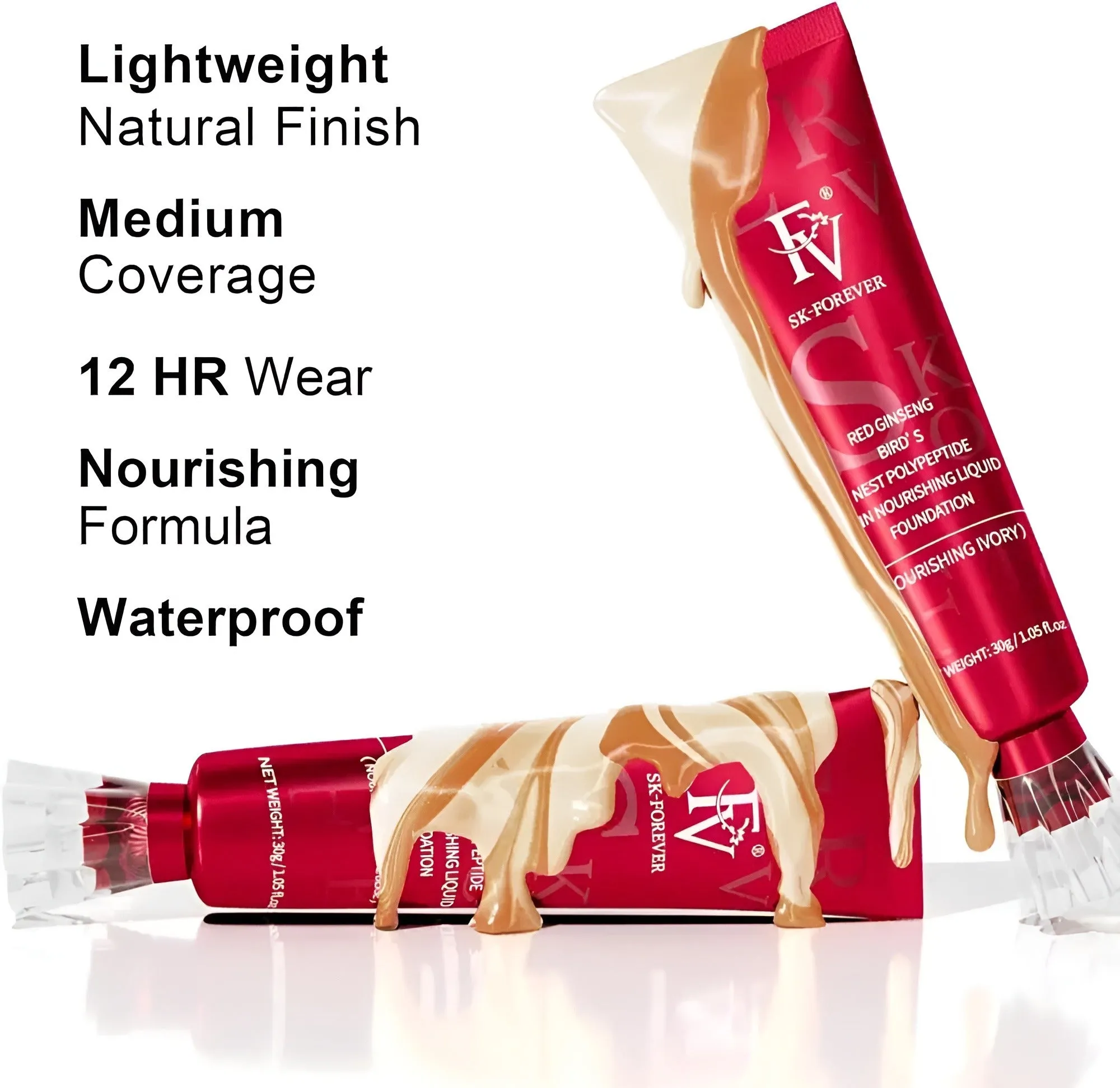 FV Liquid Foundation - Oil Control Waterproof Hydrating Cream