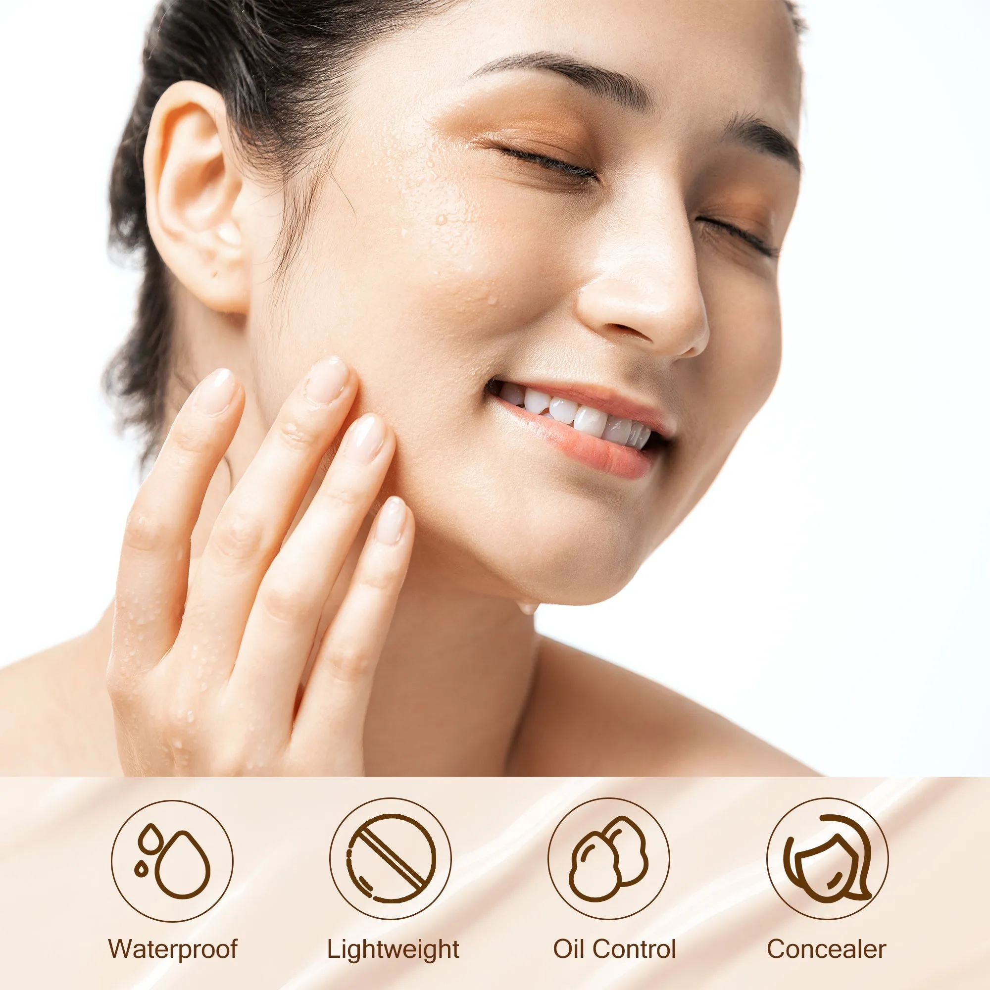 FV Liquid Foundation - Oil Control Waterproof Hydrating Cream