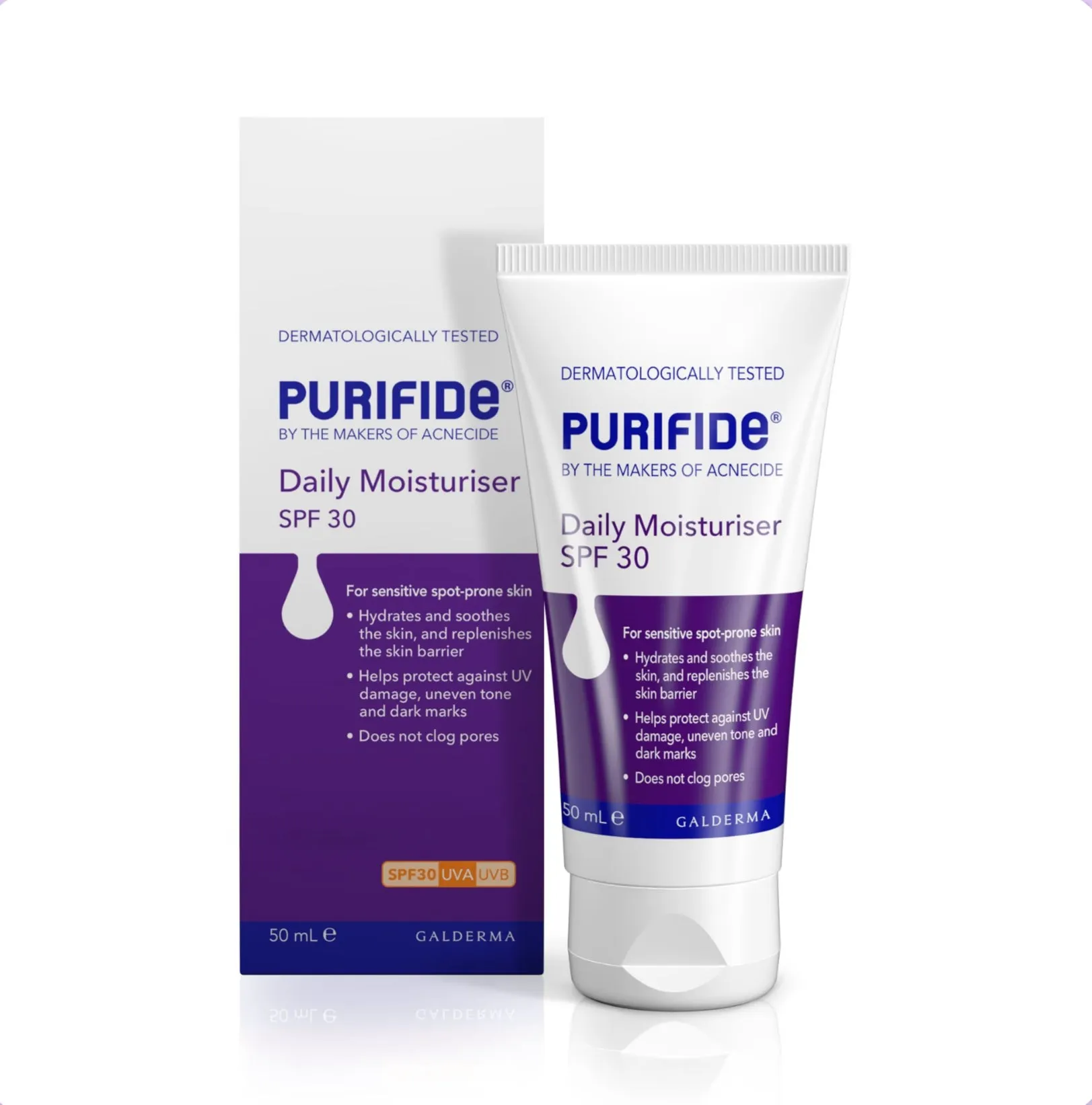 Purifide Daily Moisturiser SPF 30 - 50ml