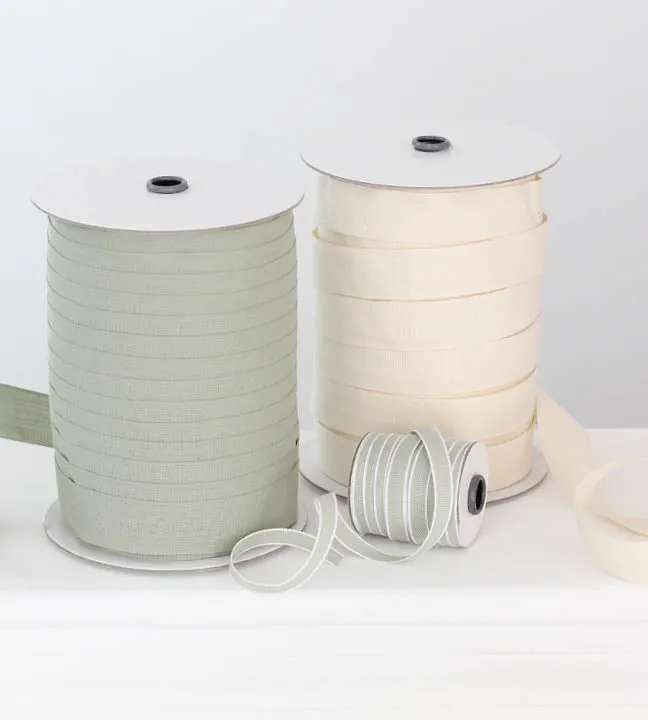 Tight weave cotton ribbon 1" width, 109 yards