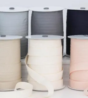 Tight weave cotton ribbon 1" width, 109 yards