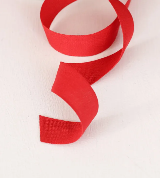 Tight weave cotton ribbon 1" width, 109 yards