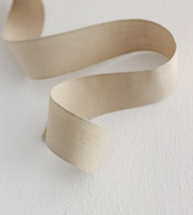 Tight weave cotton ribbon 1" width, 109 yards